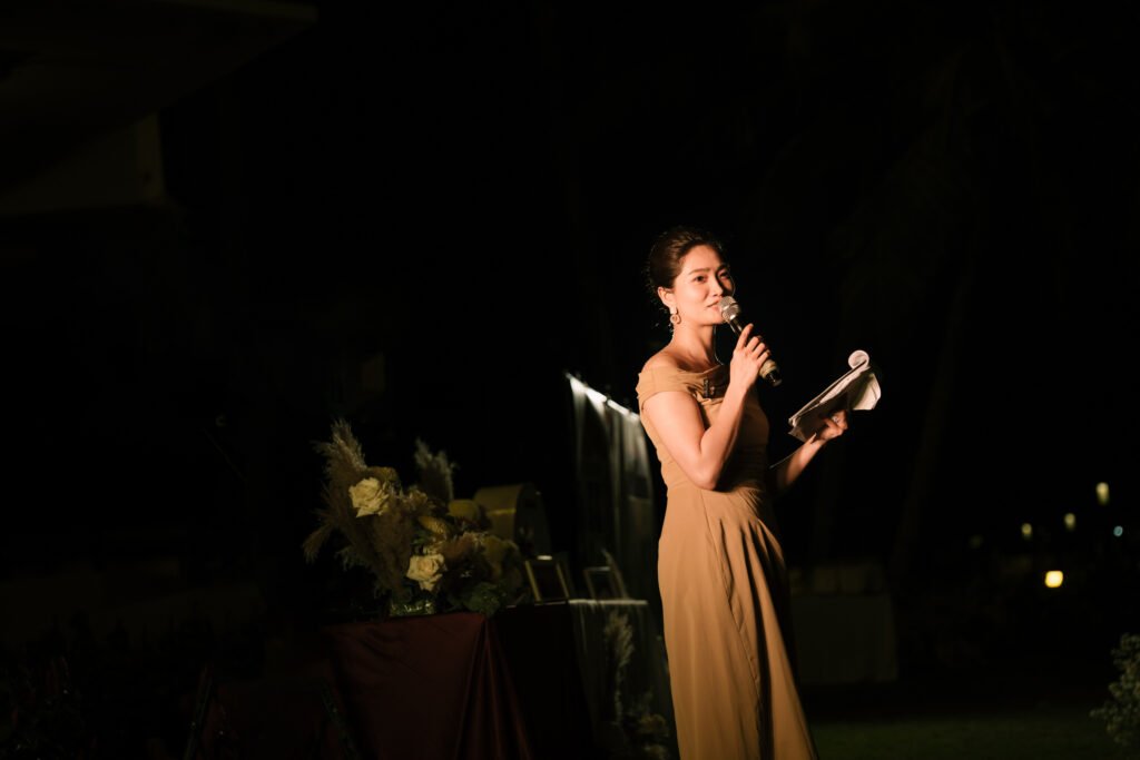 MC Phu Quoc at wedding reception